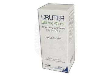 CRUTER 50 MG/5 ML ORAL SUSPANSIYON ICIN GRANUL 100 ML